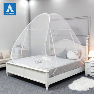 مكافحة البعوض الناموسية المحمولة الناموسية سرير خيمة مع أسفل الناموسيات قابلة للطي